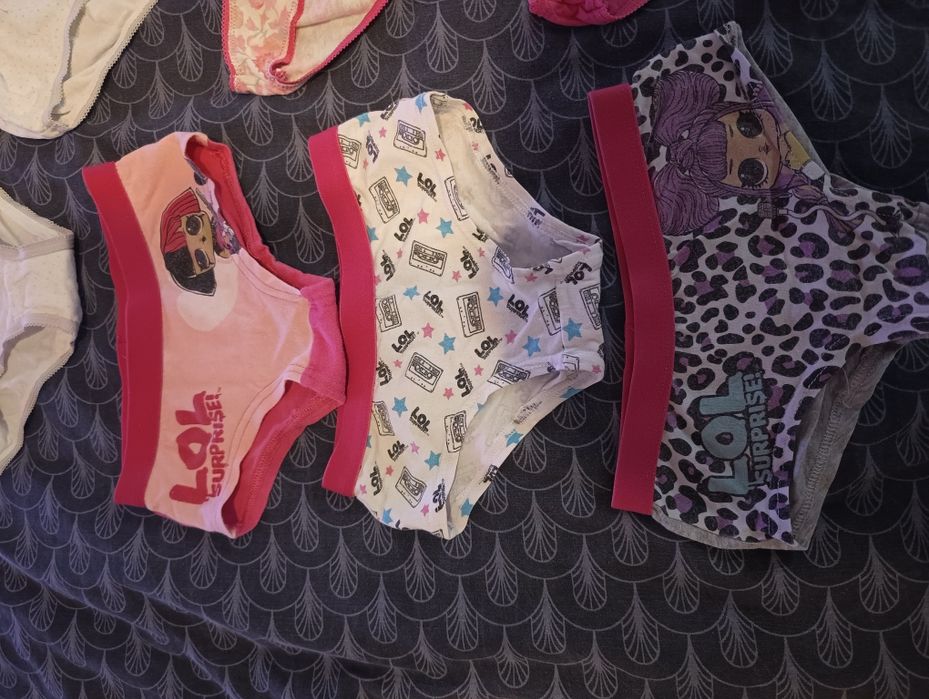 Zestaw majtek dla dziewczynki 110-116