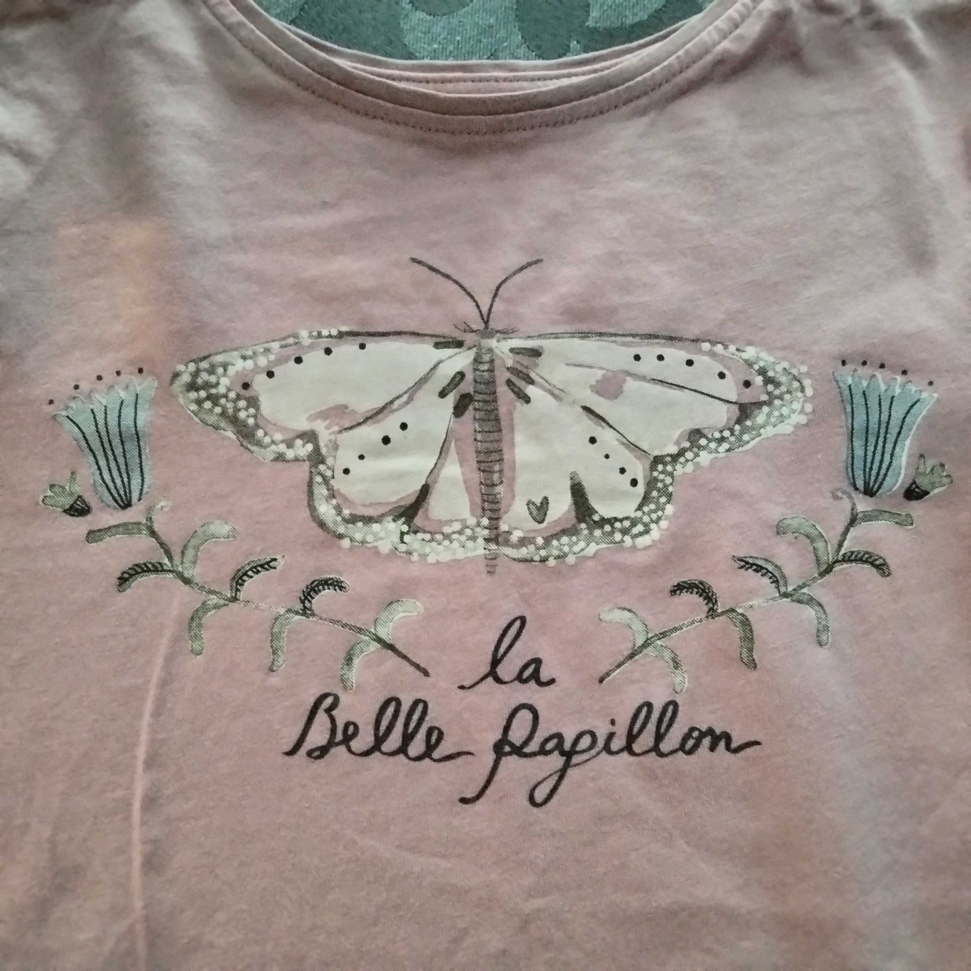 Camisola básica rosa - tamanho 8/9 anos