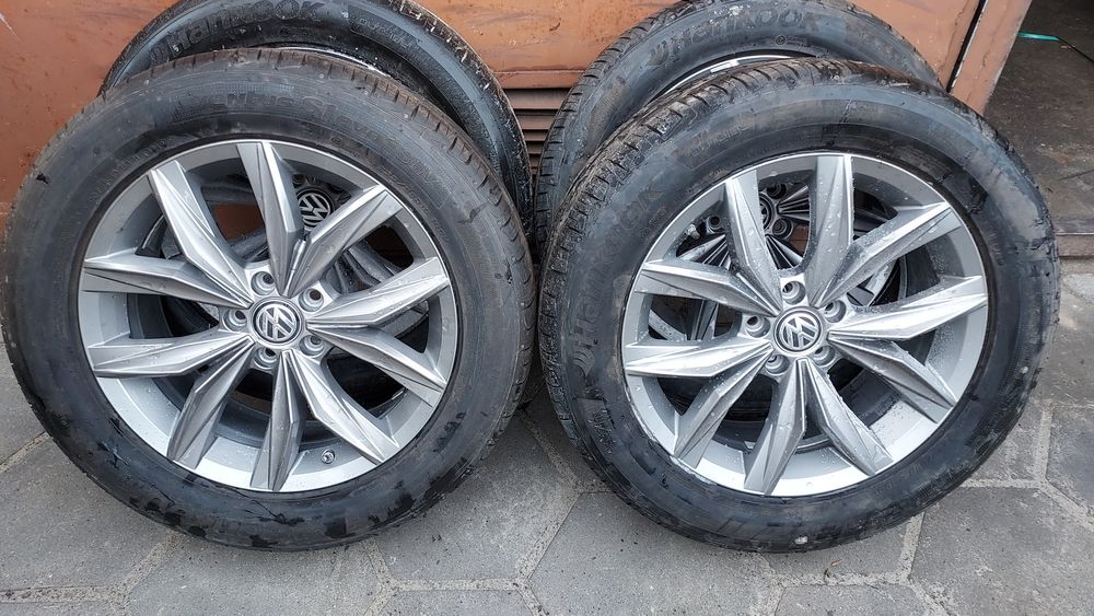 Oryginalne Koła VW Tiguan R-line 235/55R18 Hankook 19r. Grafitowe