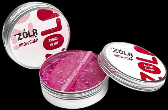 ZOLA Мило для брів для фіксації волосків (міні-версія), 25 г