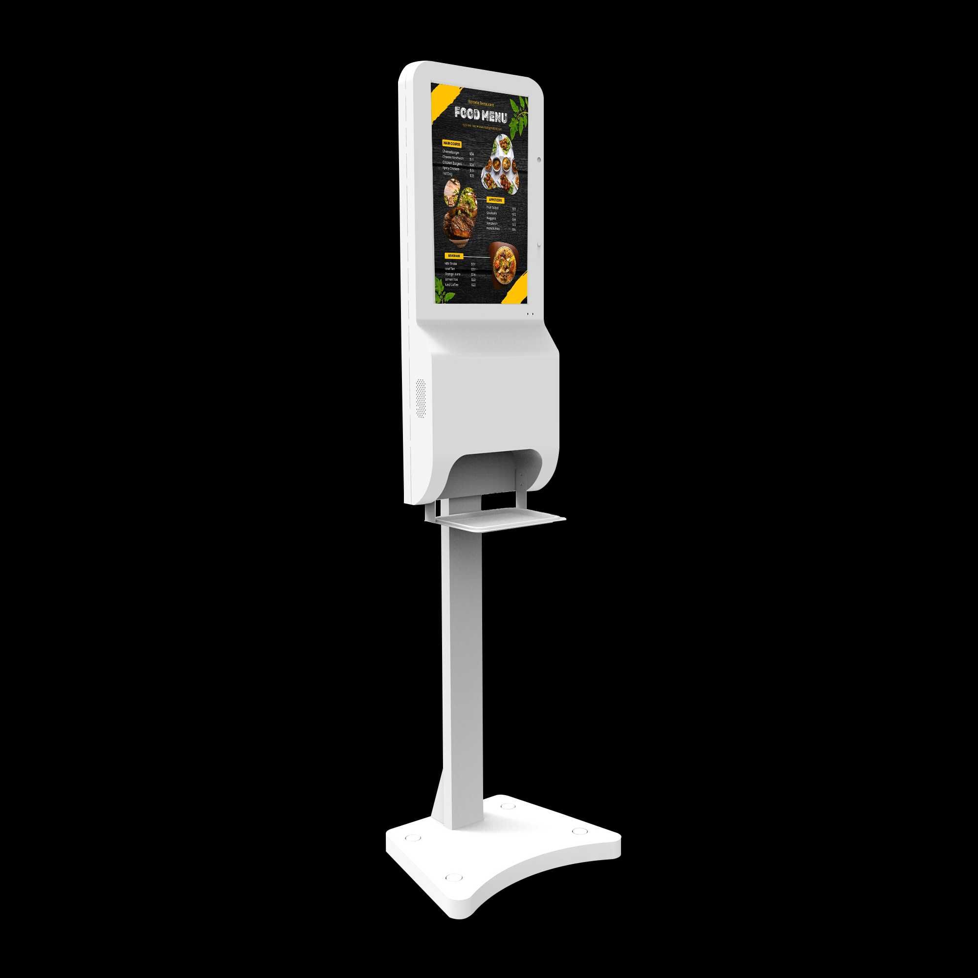 Mupi publicitário LCD, com suporte de pé ajustável