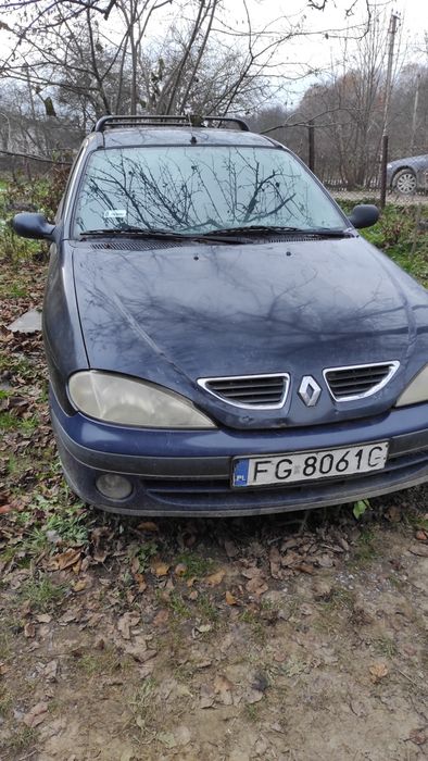 Рено Меган 2000рік 1.9tdi автозапчастини комплект двері капот крило фа