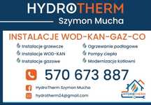 Hydraulik, usługi hydrauliczne, instalacje wod-kan gaz CO