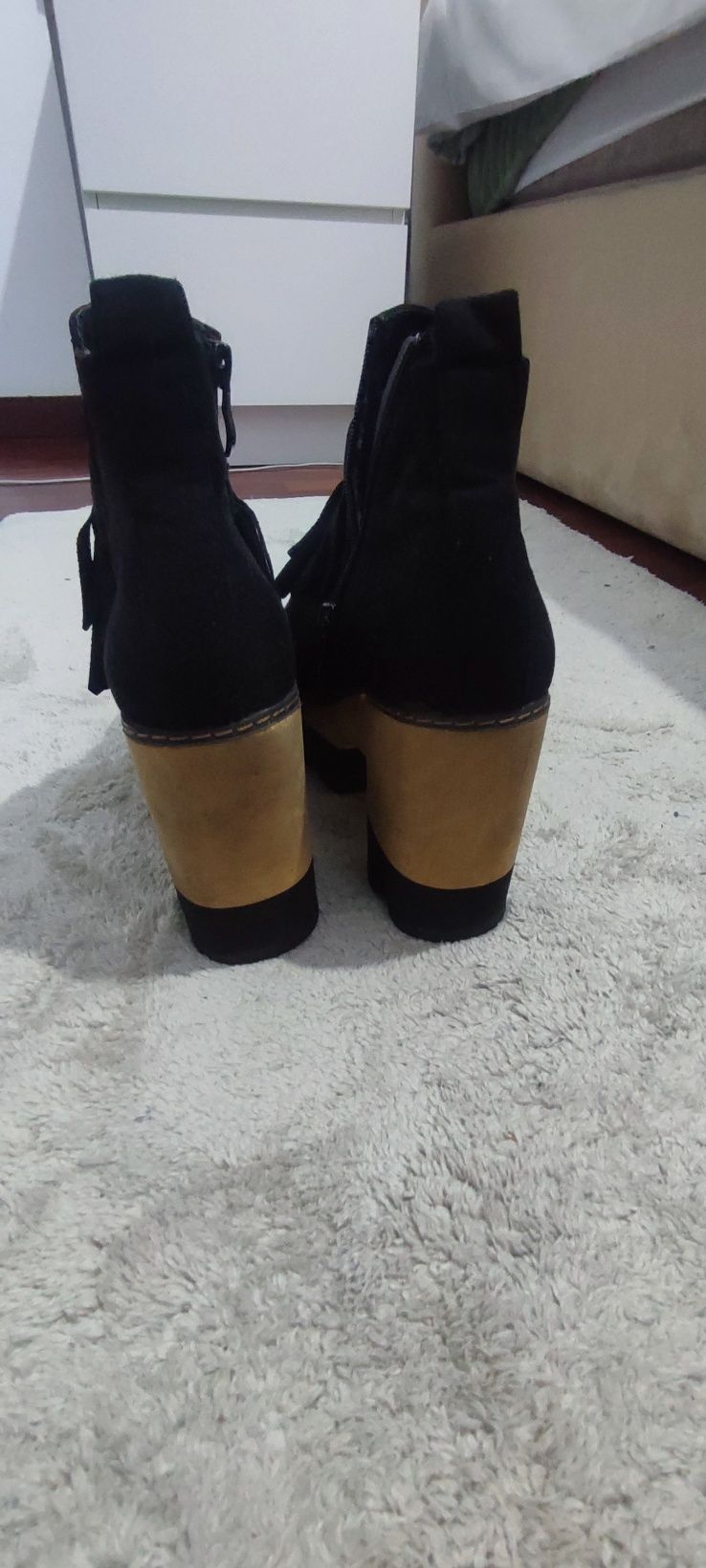 Botas salto alto pretas