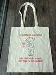 Torba tote bag harry styles beige bawełniana