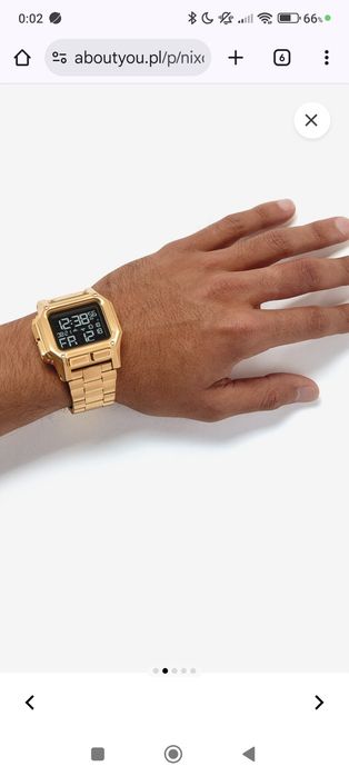 Zegarek Nixon regulus złoty