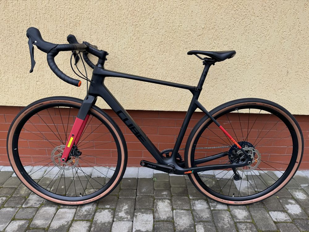 Велосипед gravel Cube Nuroad C:62 Pro carbon´n´red (2022) ЯК НОВИЙ