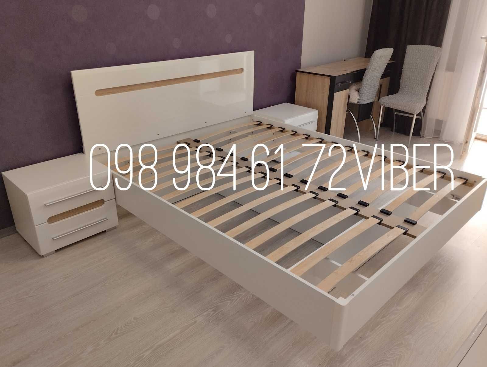 АКЦИЯ! Кровать 160х200 с ПОДСВЕТКОЙ. Кровать в Спальню. Тумбы