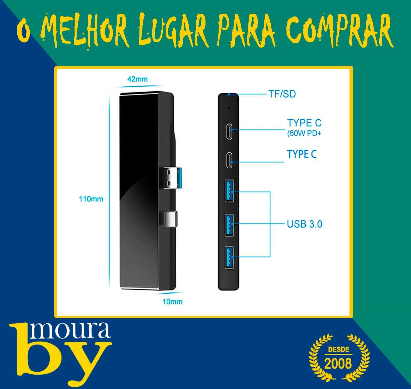 Hub para  Surface com 7 portas