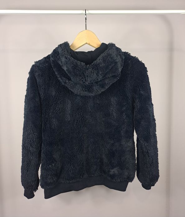 Dziecięca dziewczęca puchata bluza ciepła polar szerpa sherpa r.152 cm