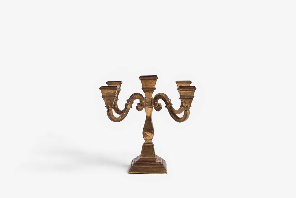 Мідний канделябр