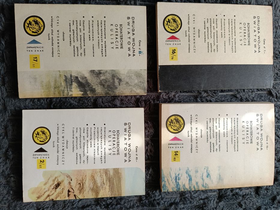 Żółte tygrysy 4 sztuki