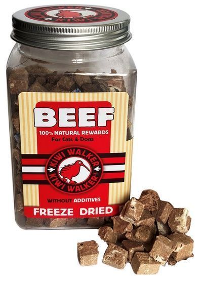 100% Wołowina Kiwi Walker - zdrowy przysmak liofilizowany dla psów 40g