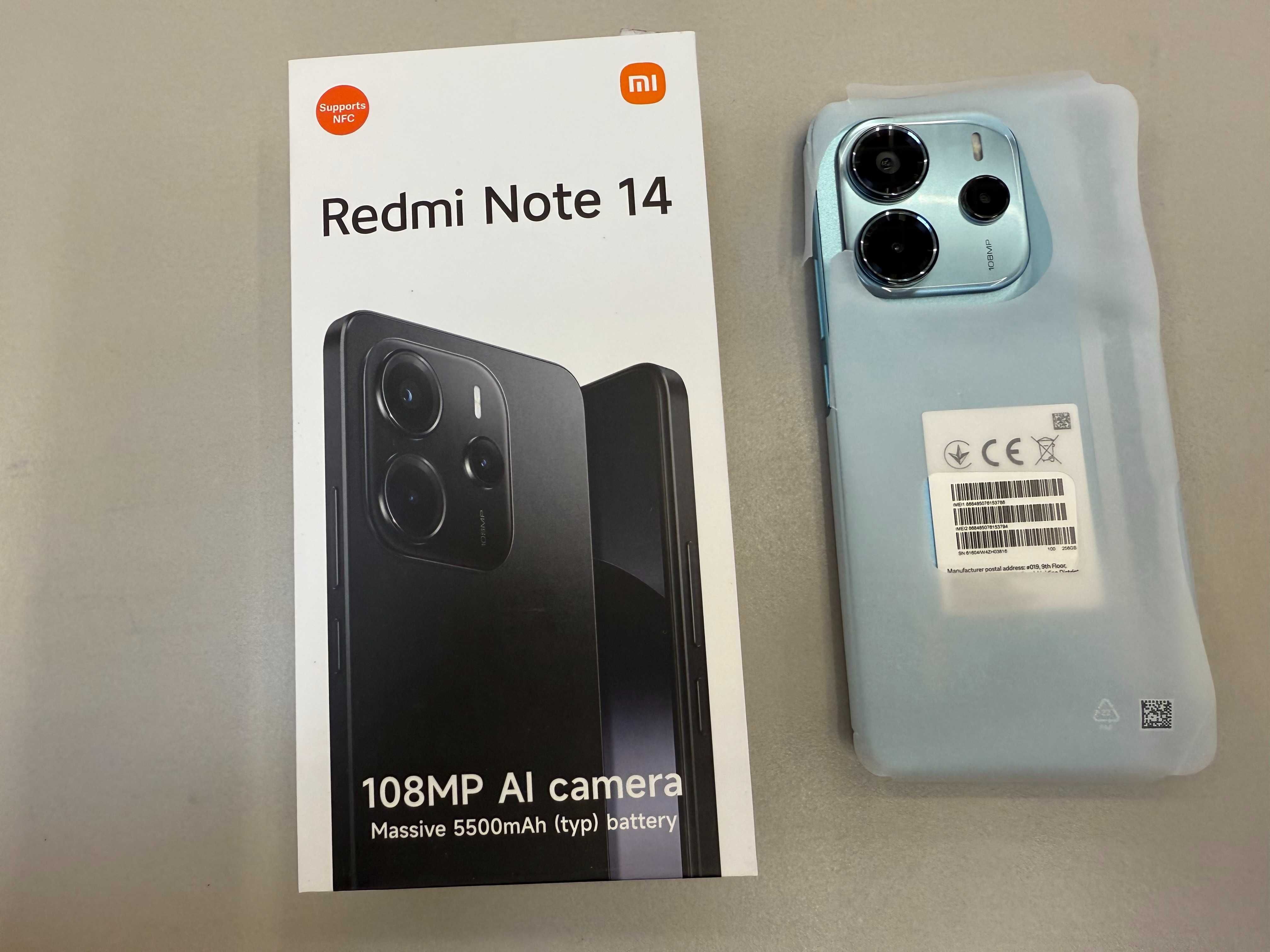 NOWY Xiaomi Redmi Note 14 256GB Niebieski Teletorium Auchan Wałbrzych
