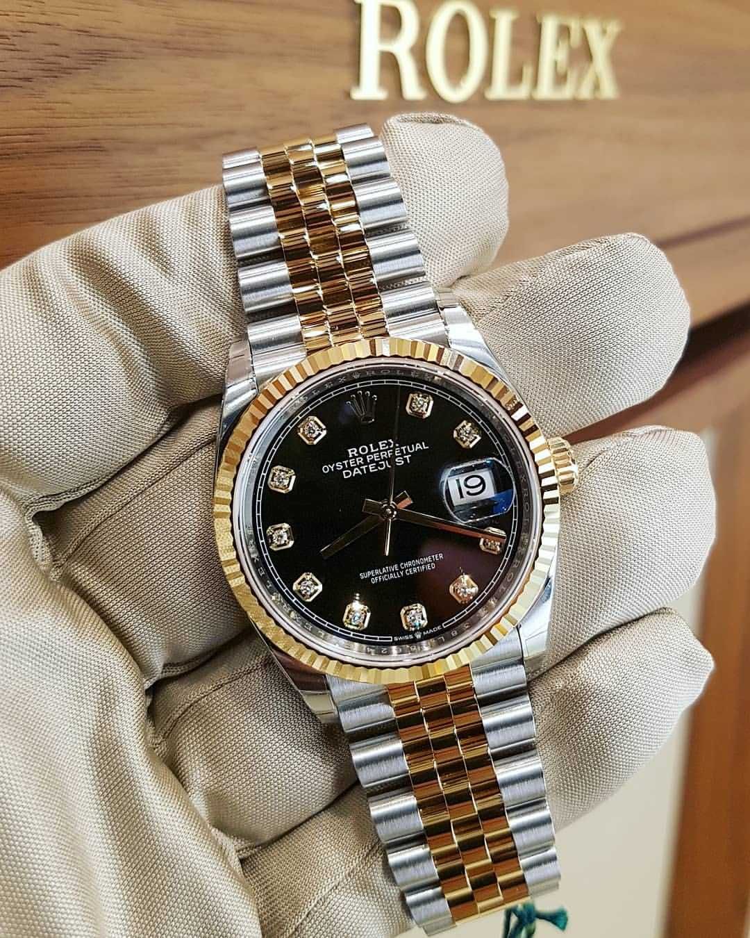 Rolex Datejust 41mm срібно-золотий