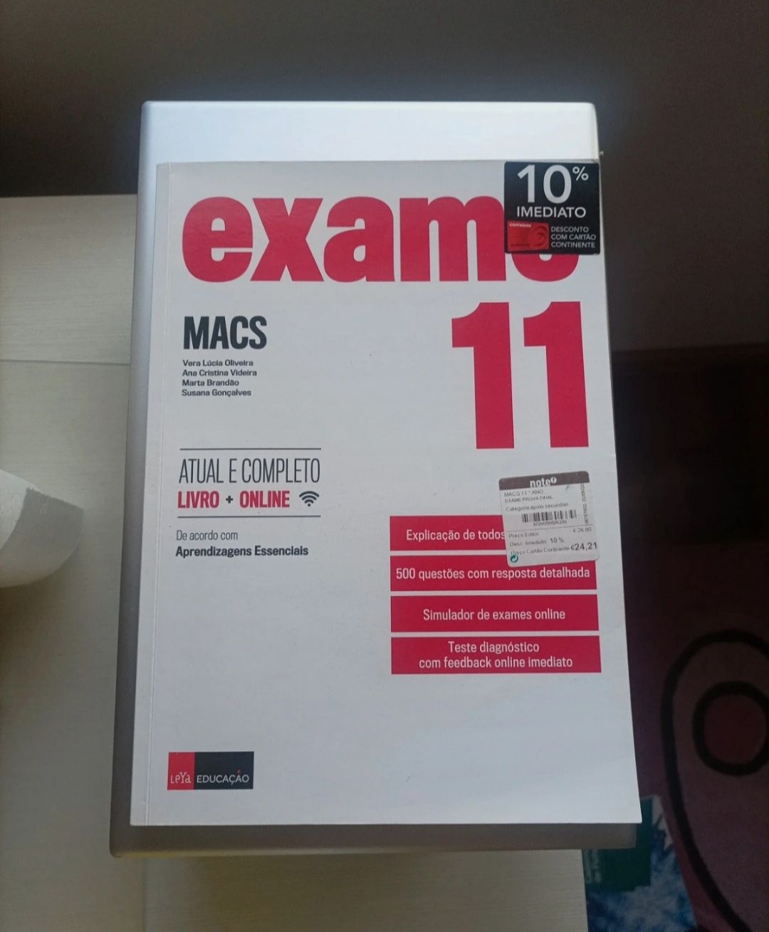 Livro de preparação para o exame de MACS 11°ano