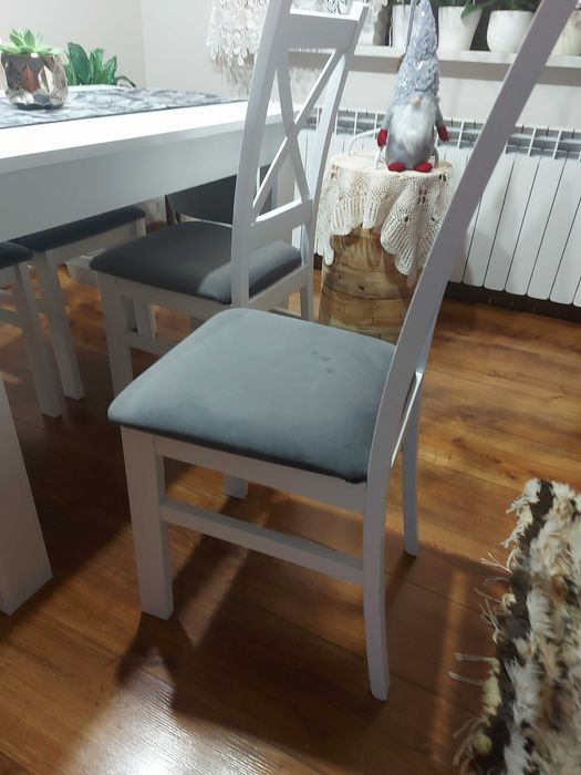 NOWY Stół + 4 krzesła