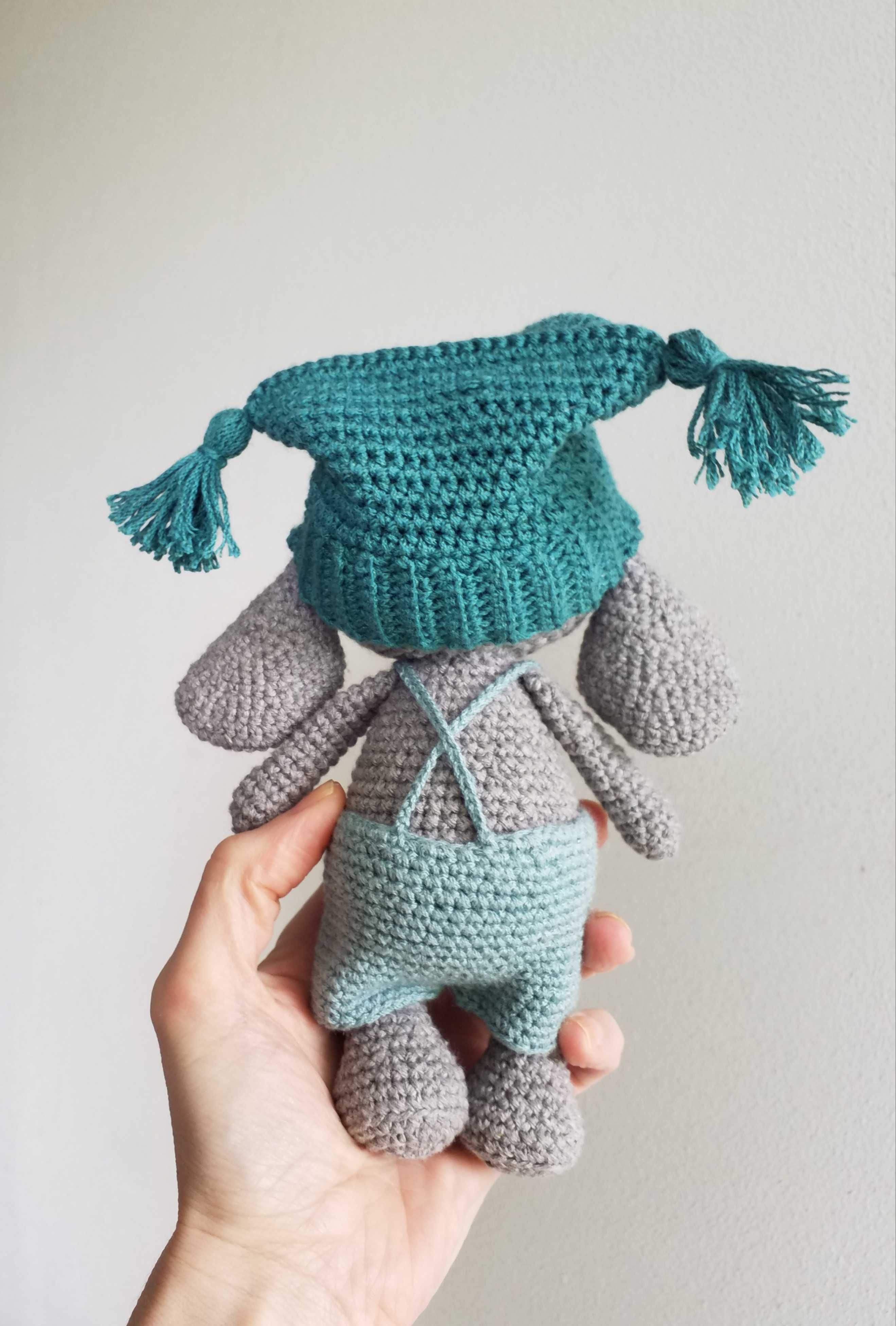 Elefante em crochet - Novo