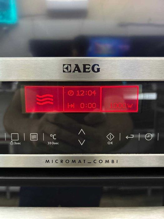 Вбудована Духова шафа з мікрохвильовкою АЕG km5840310m з Німечинни Б\В