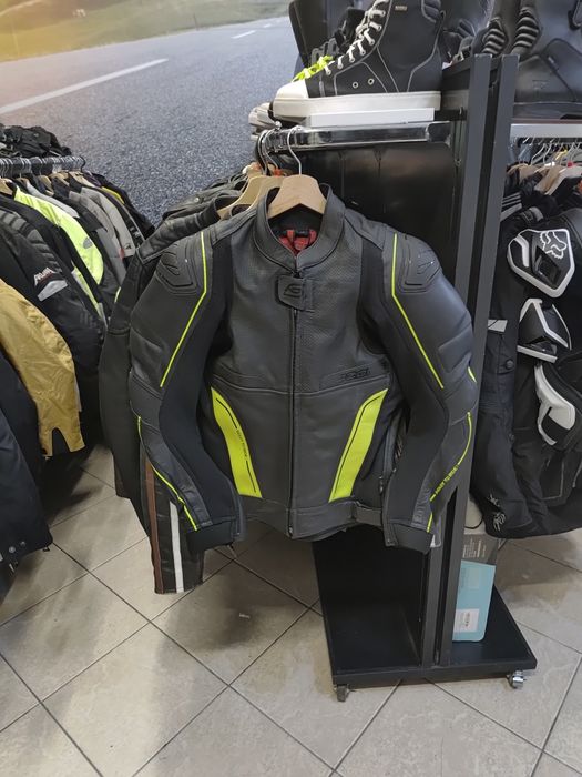 Kurtka motocyklowa skórzana Ozone garb z garbem roz 46