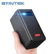 Мини проектор BYINTEK Р20 3D 4K DLP Новая версия! 7800 мАч