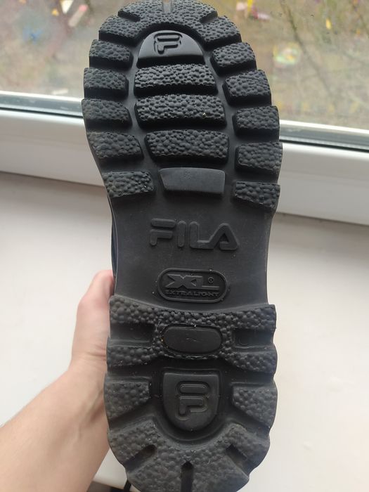 Ботинки Fila нубук натуральна шкіра