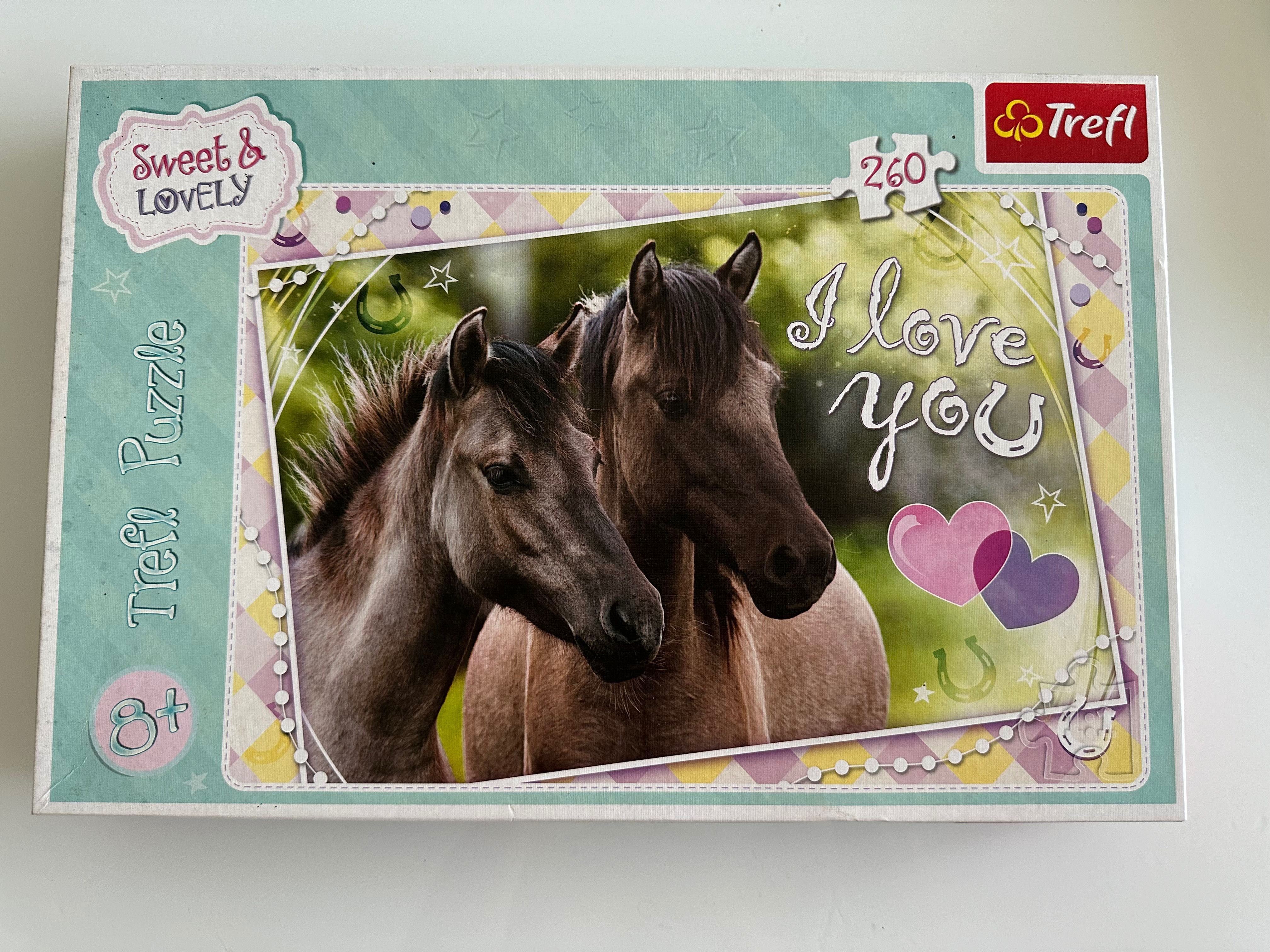 Puzzle Trefl z motywem koni