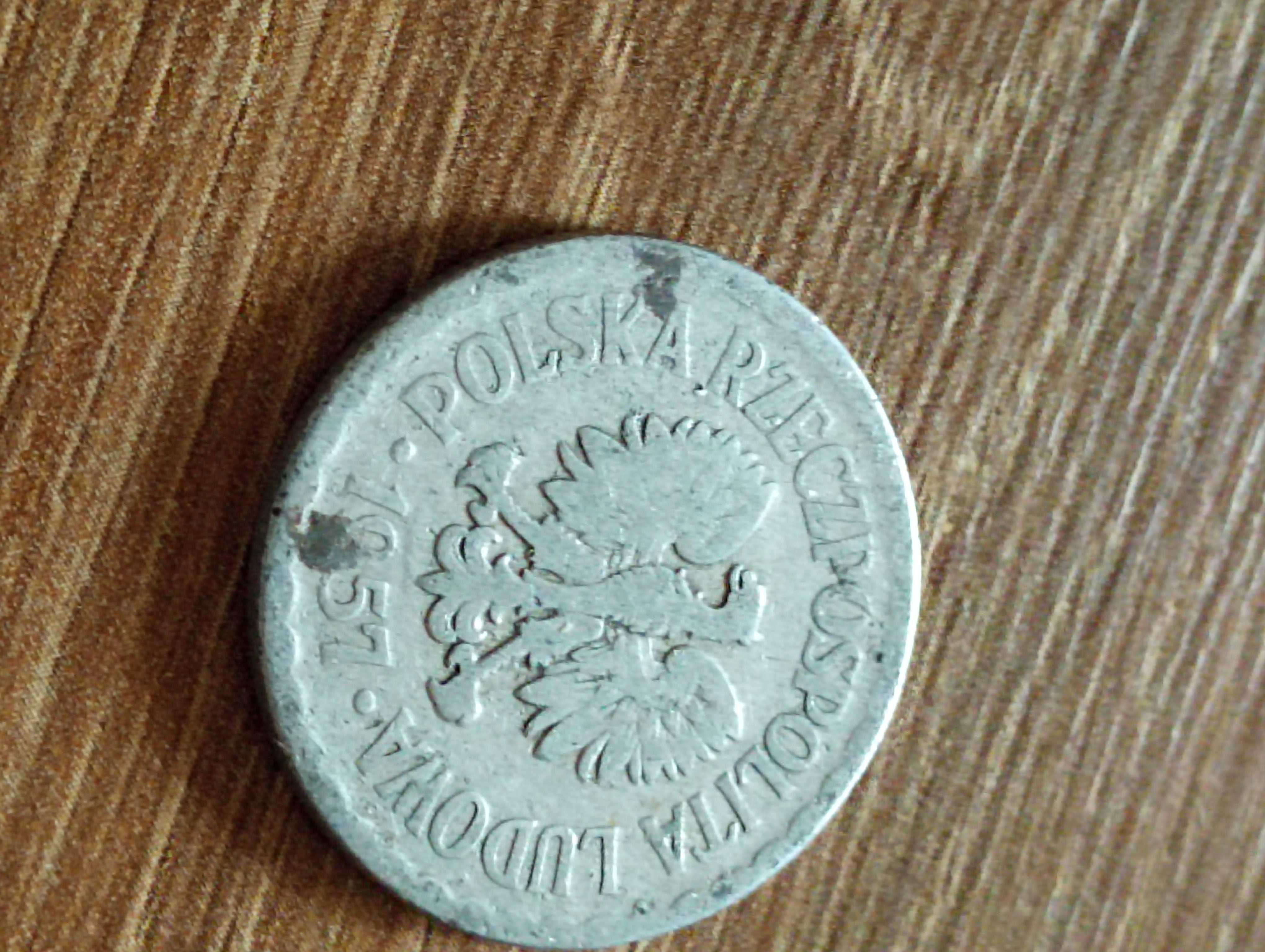Sprzedam druga monete 1 zl 1957 r bzm
