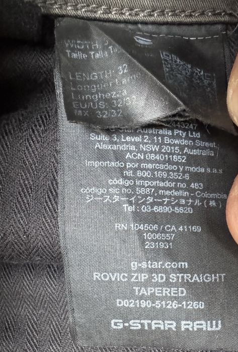 Bojowki G star Rovic  32/32 stan BDB