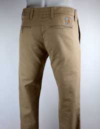 Carhartt Sid Pant spodnie materiałowe chino W33 L34 pas 2 x 44 cm