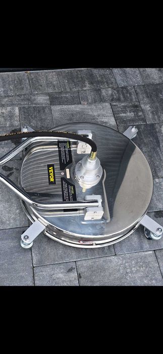 Szczotka do mycia kostki ,bruku .Talerz 20 Cali ze stali nierdzewnej.