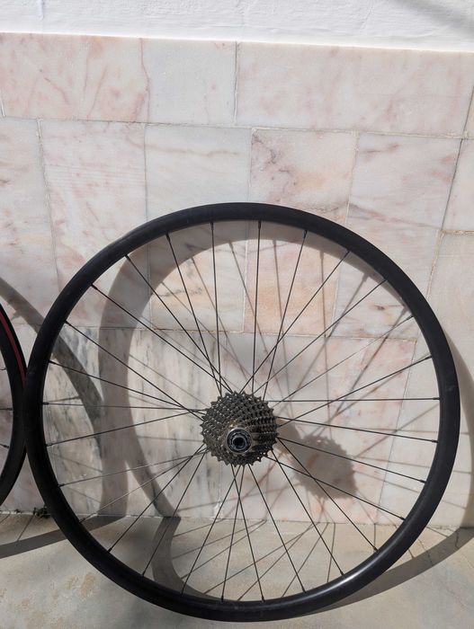 Rodas Orbea com cubos Shimano