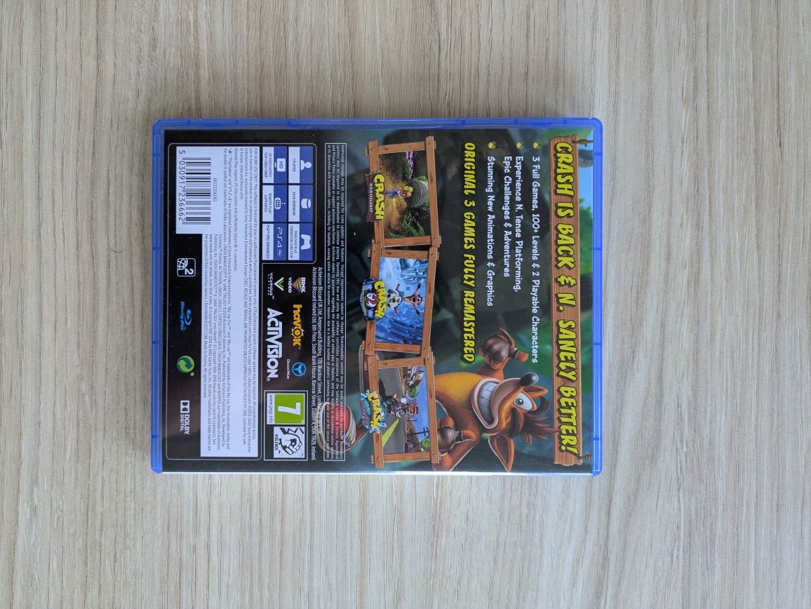 Crash bandicoot nsane trilogy PS4