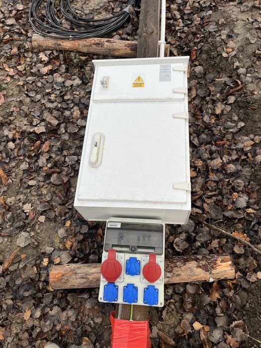 Skrzynka elektryczna przyłącze budowlane, rozdzielnia