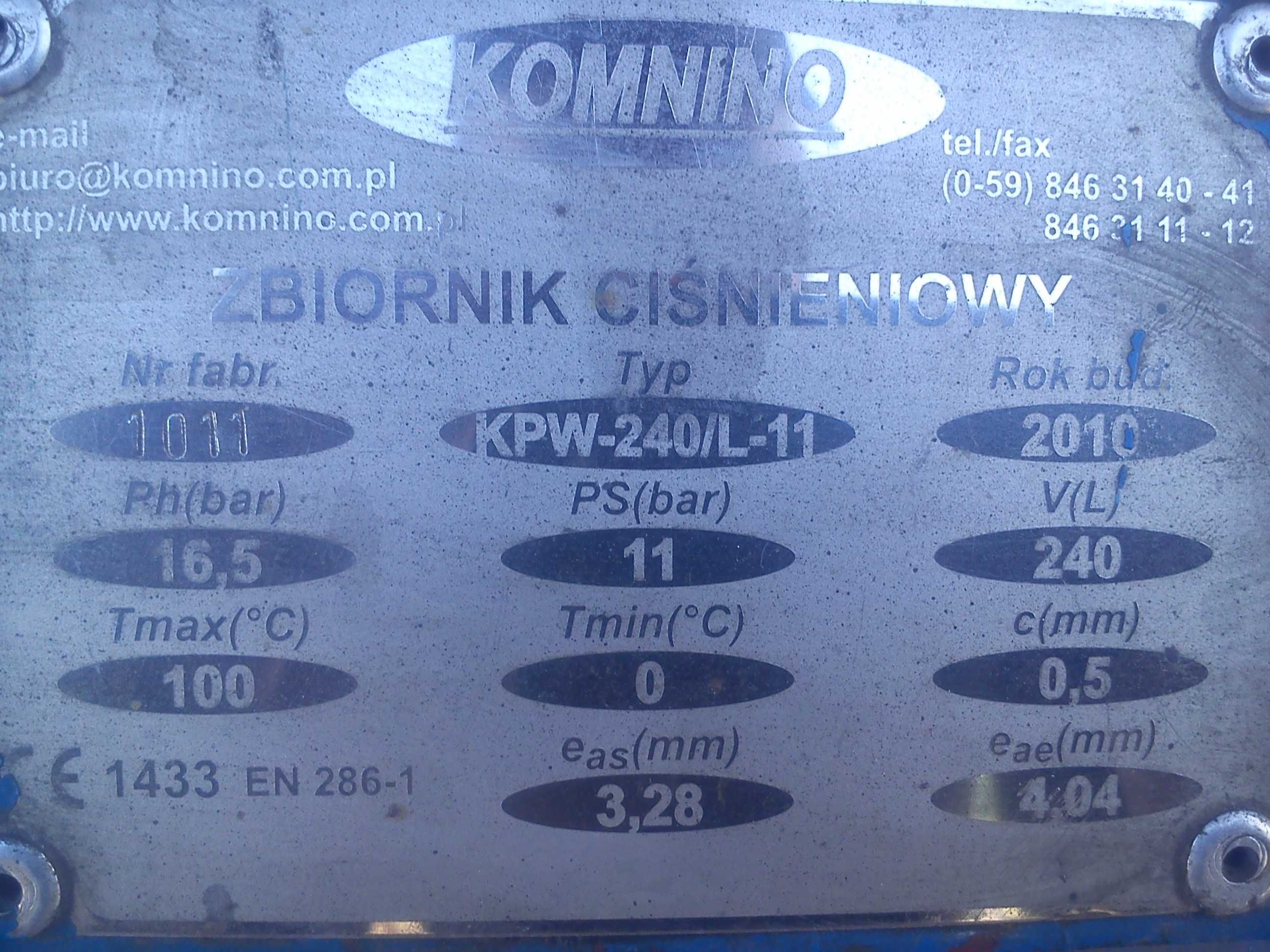 Sprężarka kompresor 240L WAN KPW 240/L-11