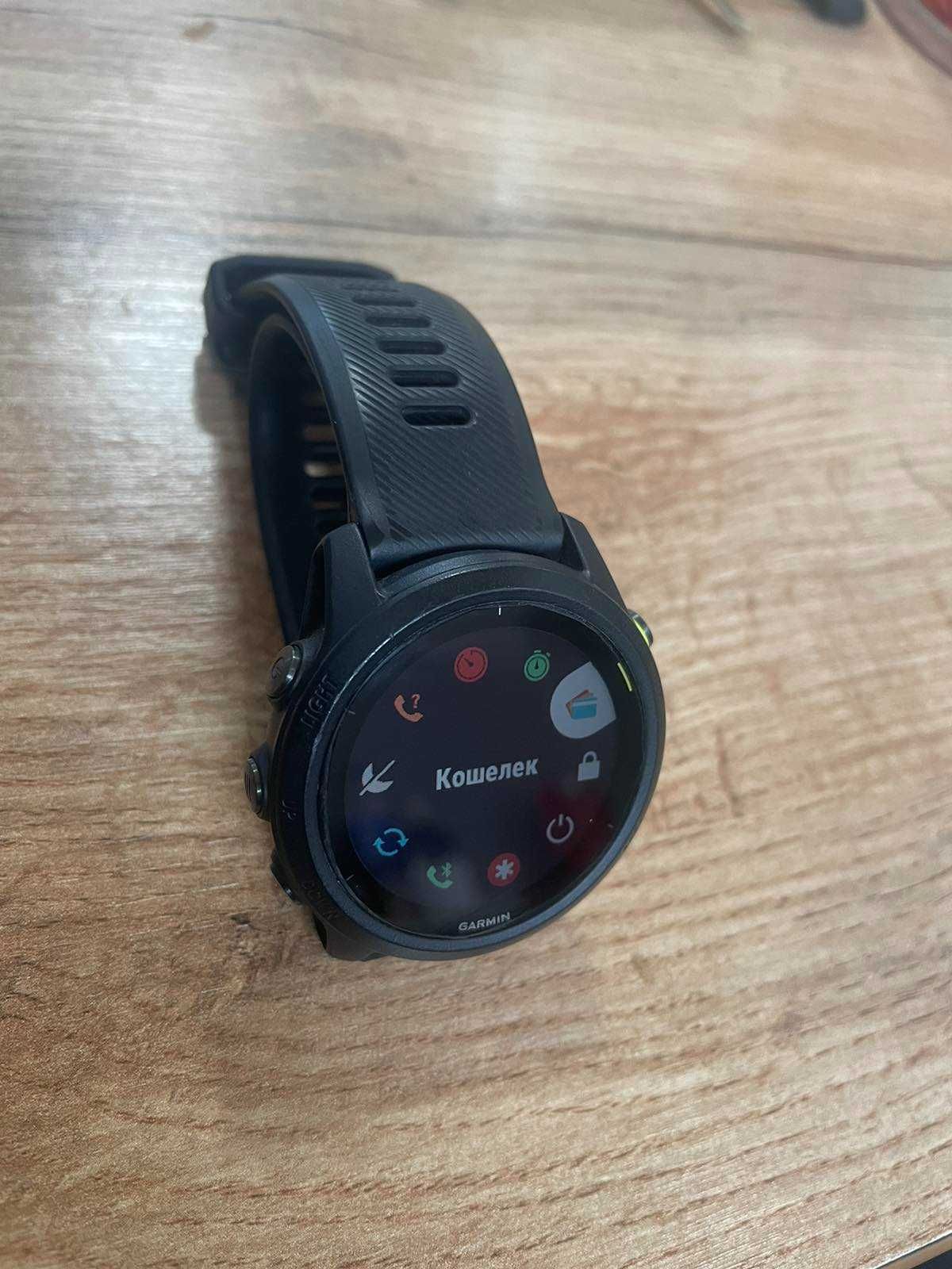 Часы Garmin Forerunner 745 черный  как новые коробка оригинал