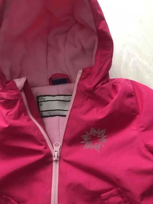 Kombinezon zimowy rożowy Lupilu 80 ciepły jak nowy