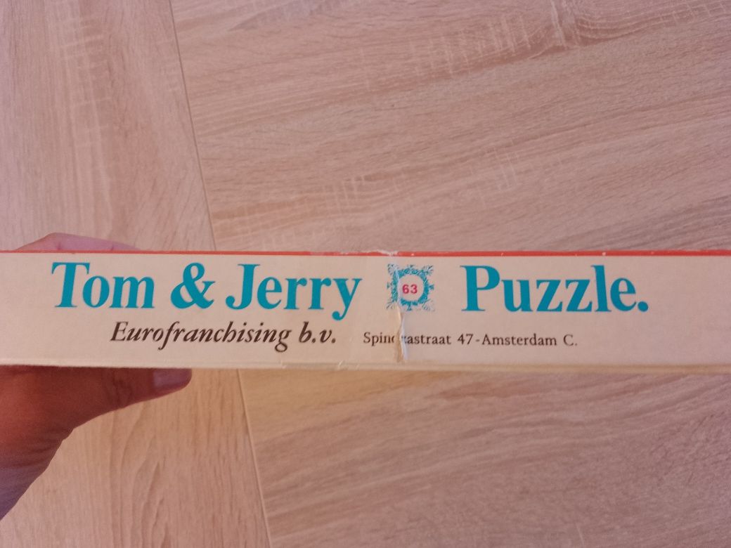 Puzzle Tom i Jerry Jig Saw 1976 Vintage