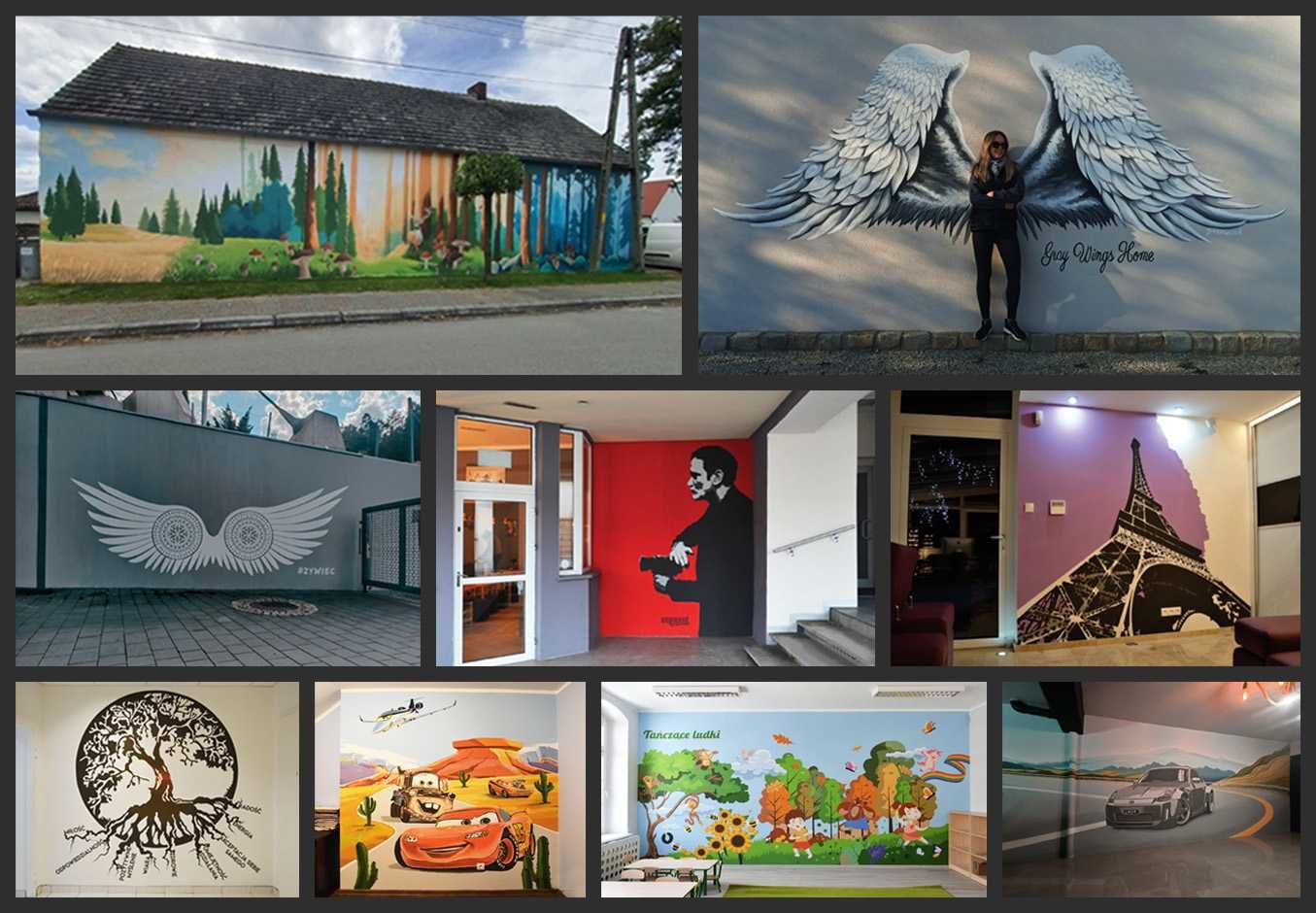 Artystyczne malowanie ścian - Mural - Usługi malarskie wykończeniowe