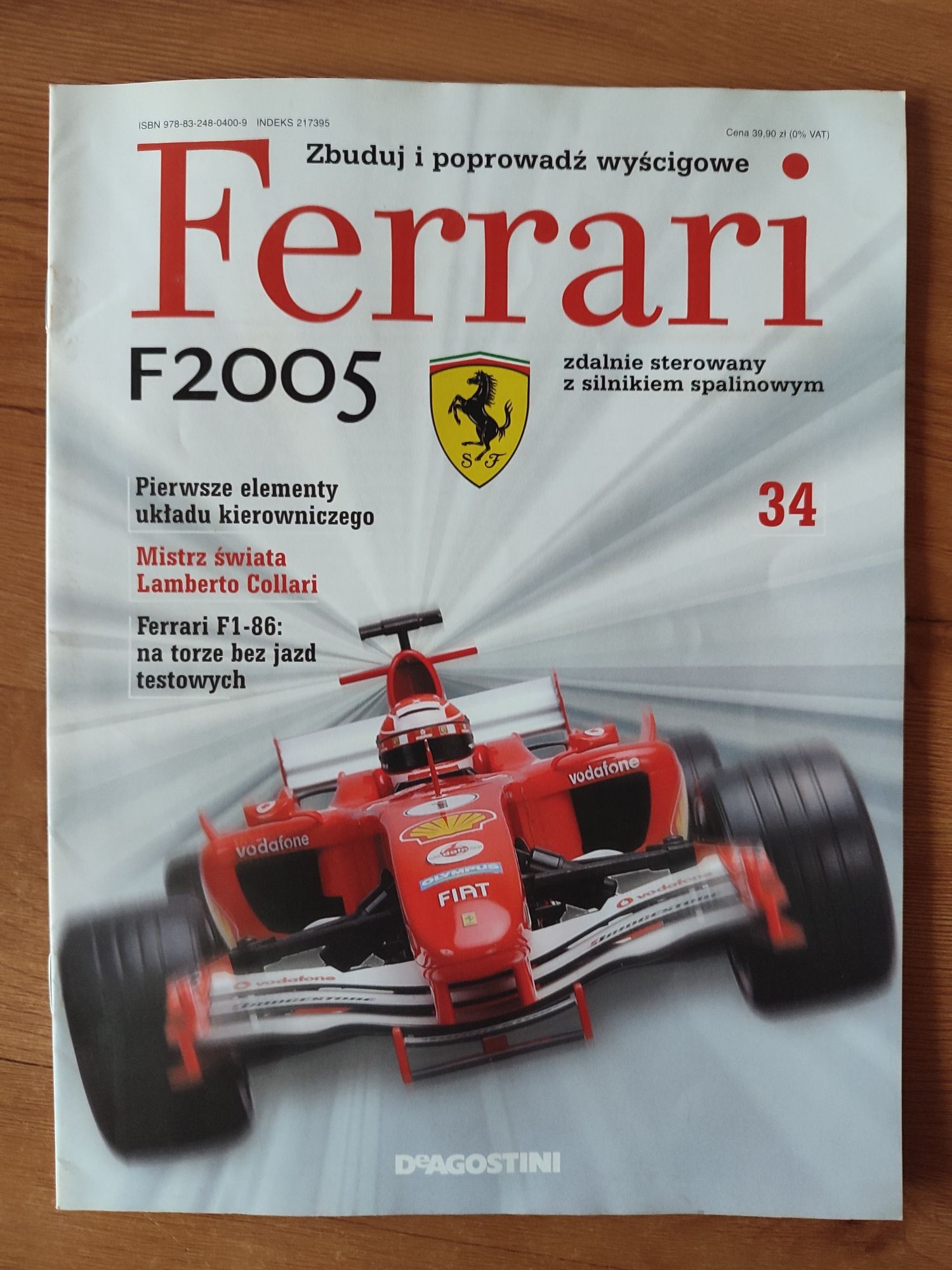 Ferrari F2005 34 model RC deagostini