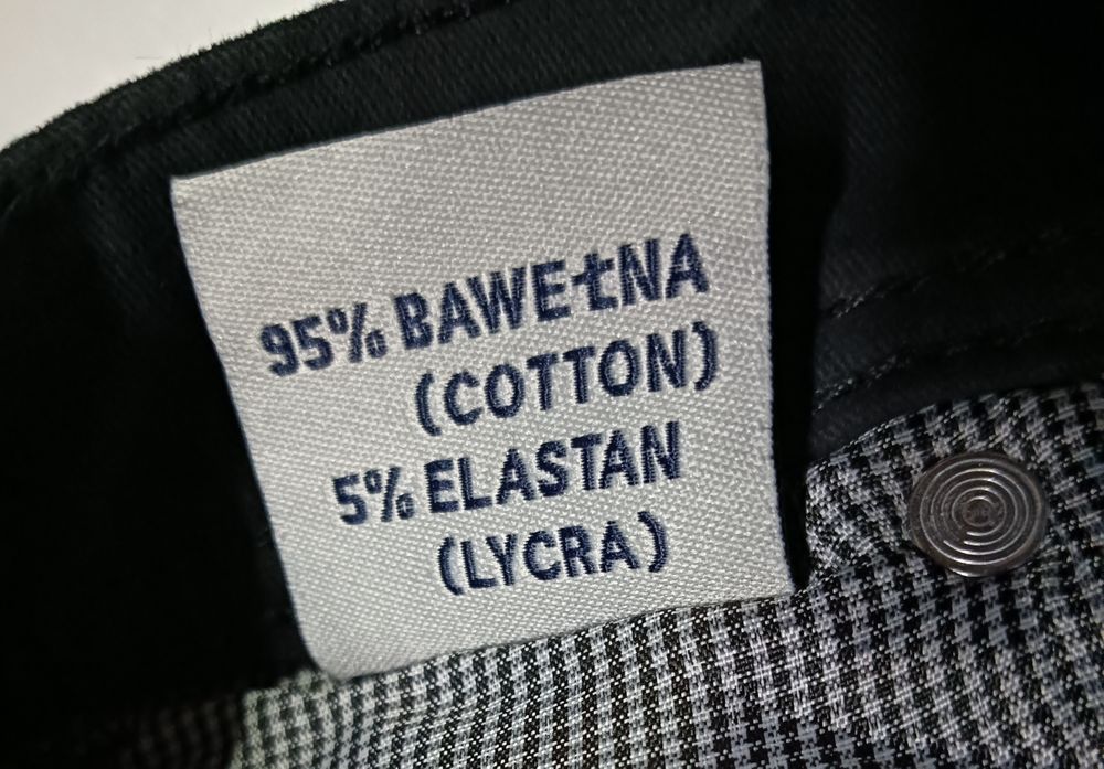 Bojówki ocieplane ciemne moro. Pas 94-96 cm