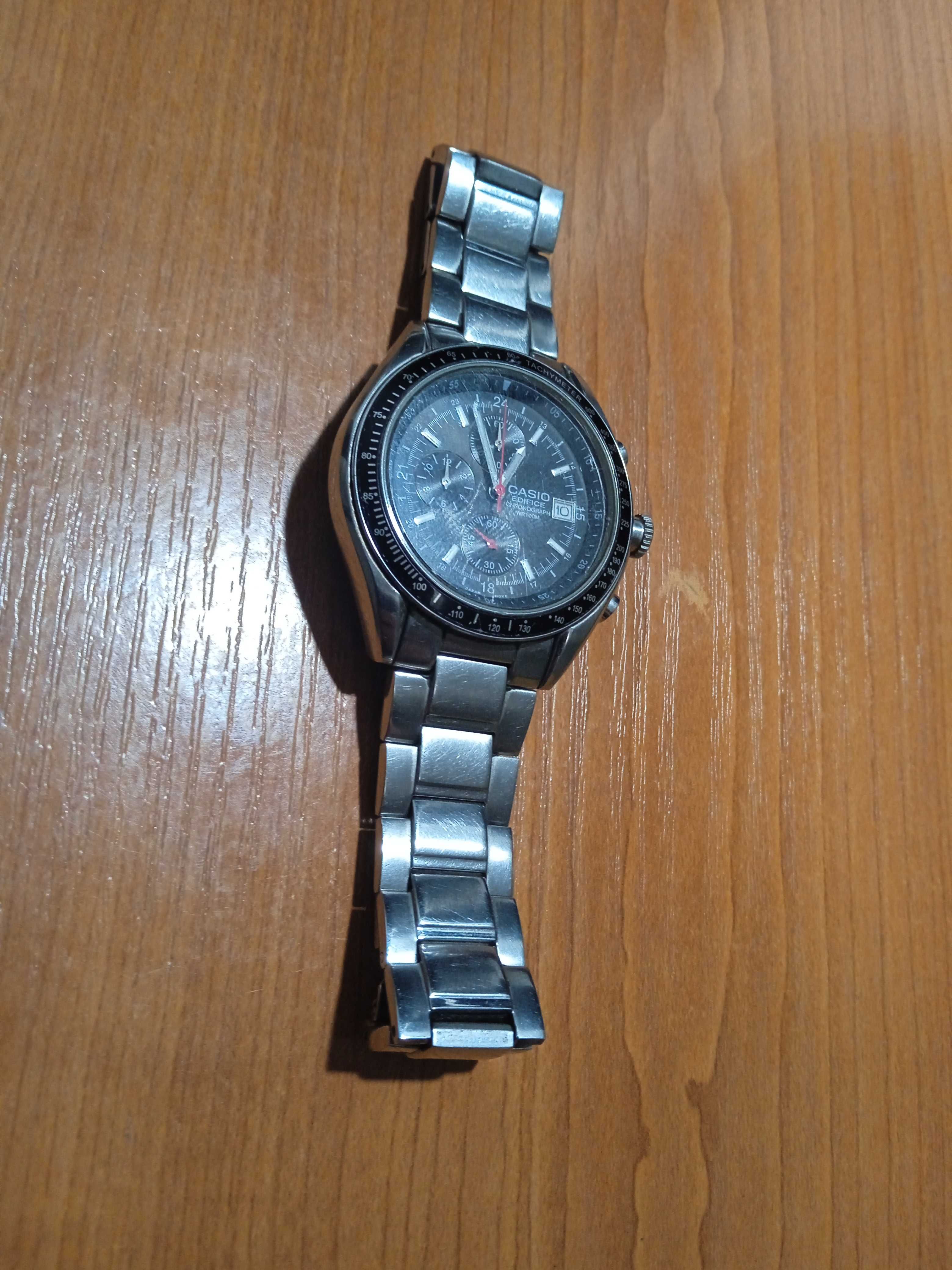 Годинник хронограф Casio Edifice wr100m Японія