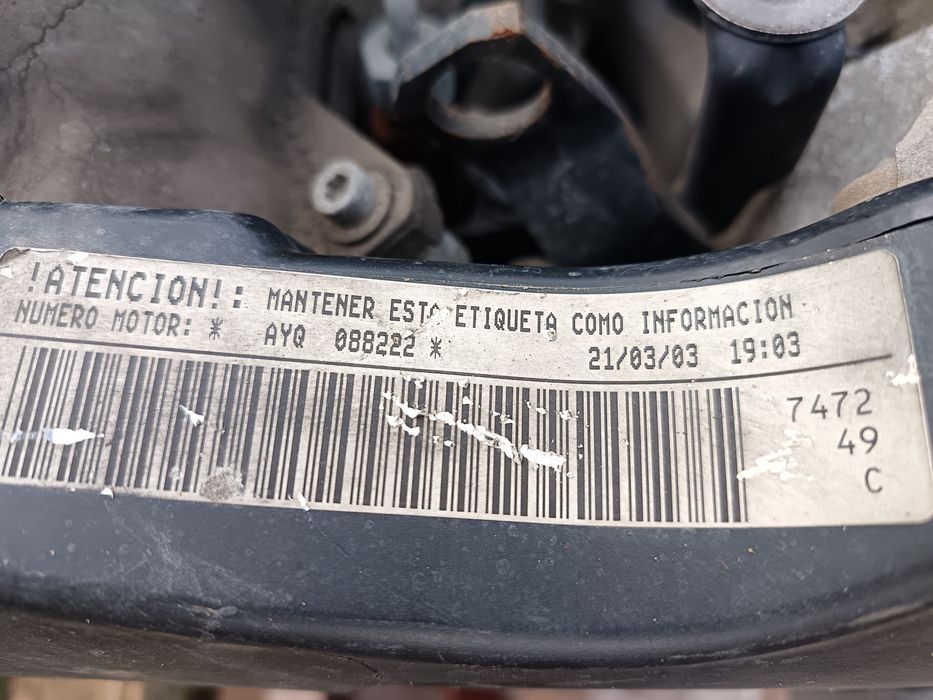 Sprzedam silnik Audi Volkswagen Polo cady bus 1.9tdi skrzynia biegów