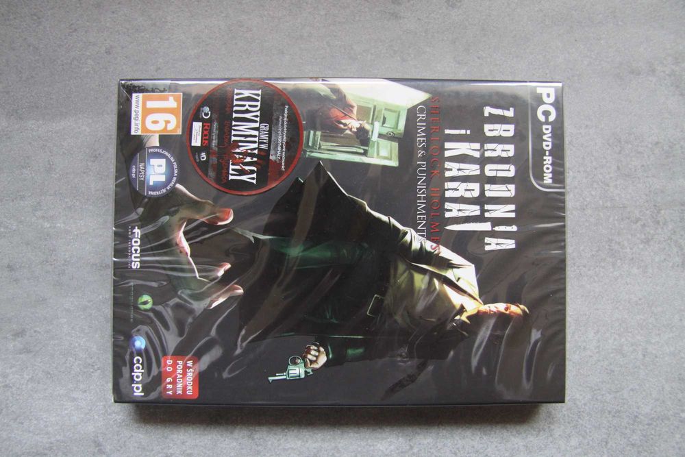 Gra Sherlock Holmes: Zbrodnia i kara, PL wersja na PC [NOWA, FOLIA]