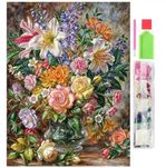 Haft diamentowy 40x30 Kwiaty