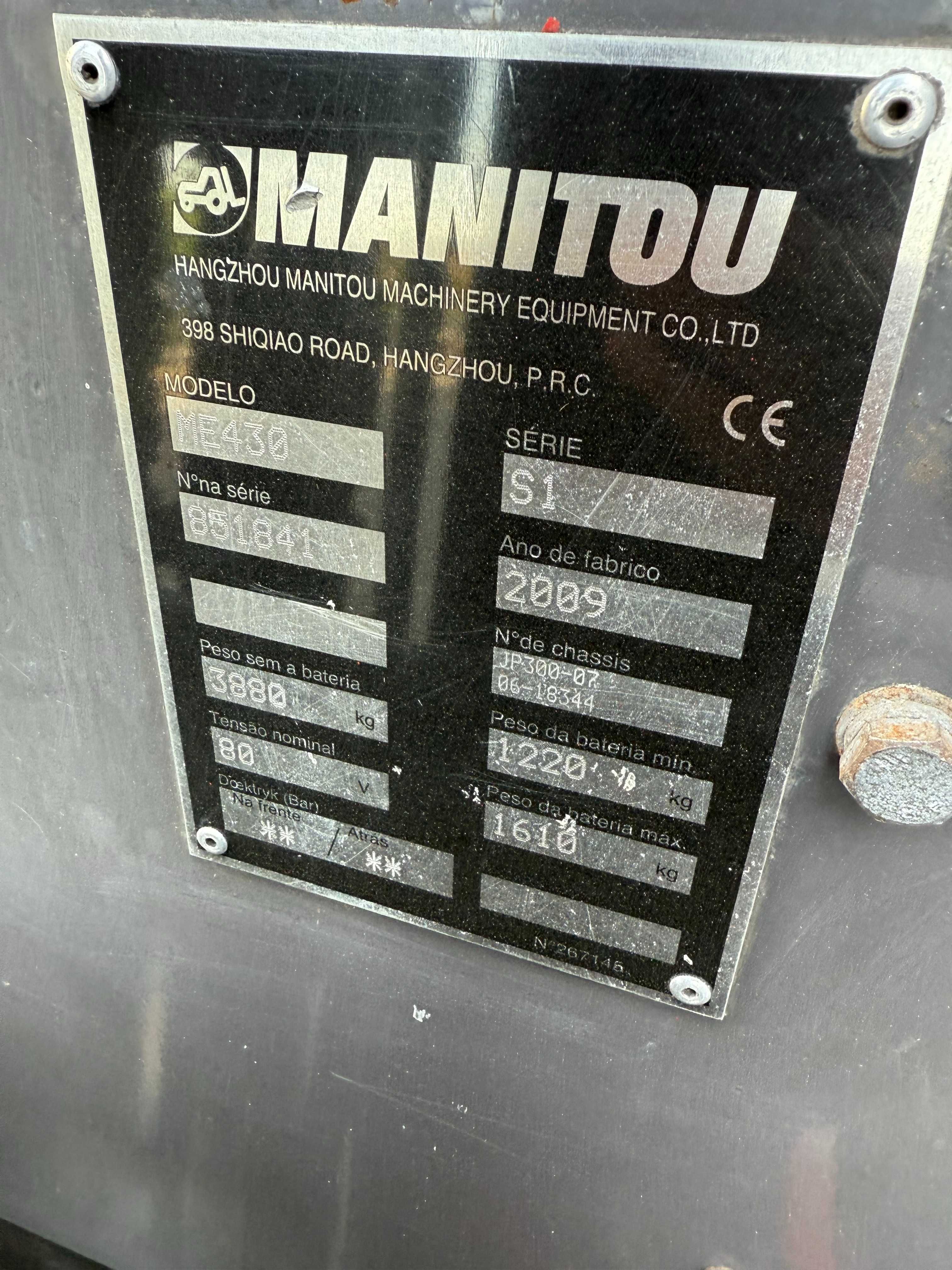 Empilhador eletrico Manitou 3T