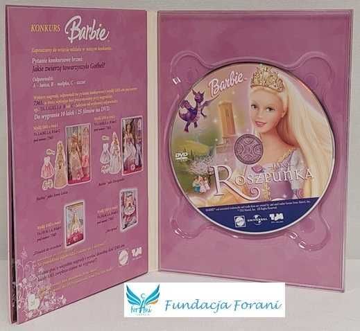 Kolekcja Barbie Książka oraz film DVD zestaw 8szt.