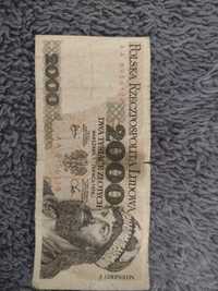 Banknot 2000 zł seria AA