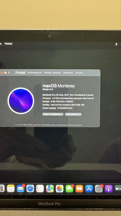 Sprzedam Macbook Pro 13” 2017r