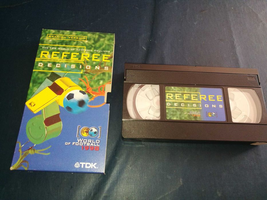 REFEREE DECISIONS - TDK - Capa de Cartão (Futebol) VHS